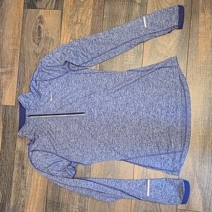 Nike Dri-Fit Element Running Quarter Zip, Purple, XS